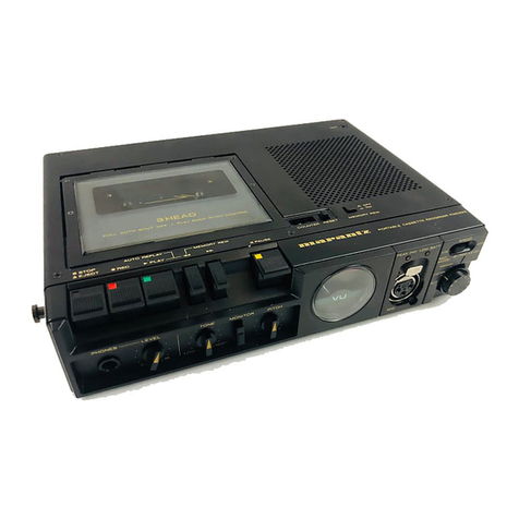 Marantz PMD222 User manual