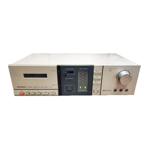 Pioneer CT-3 User manual Pioneer CT-3 User manual