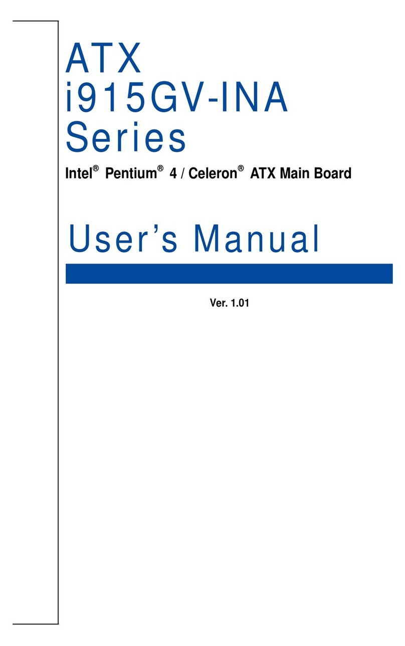 Advantech i915GV-INA Series User manual