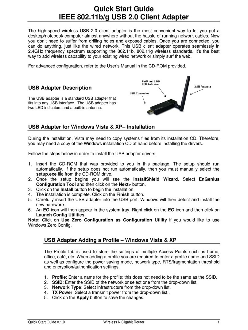 EnGenius EUB-3701 EXT User manual EnGenius EUB-3701 EXT User manual