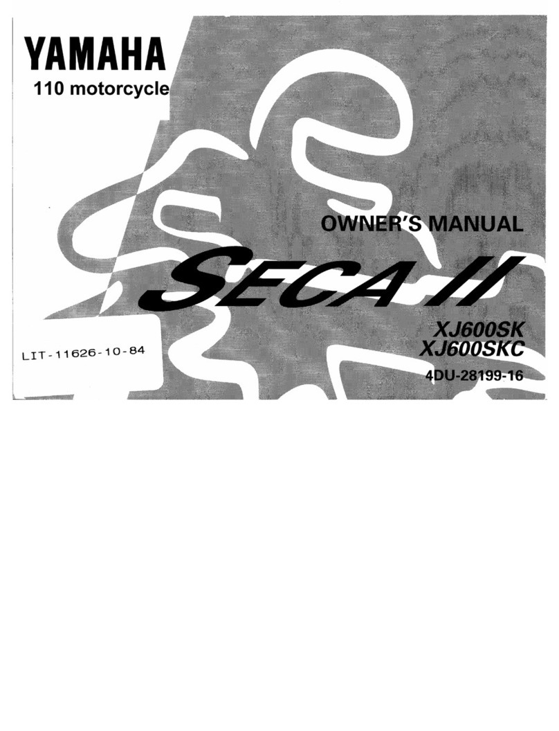 Yamaha XJ600SK User manual