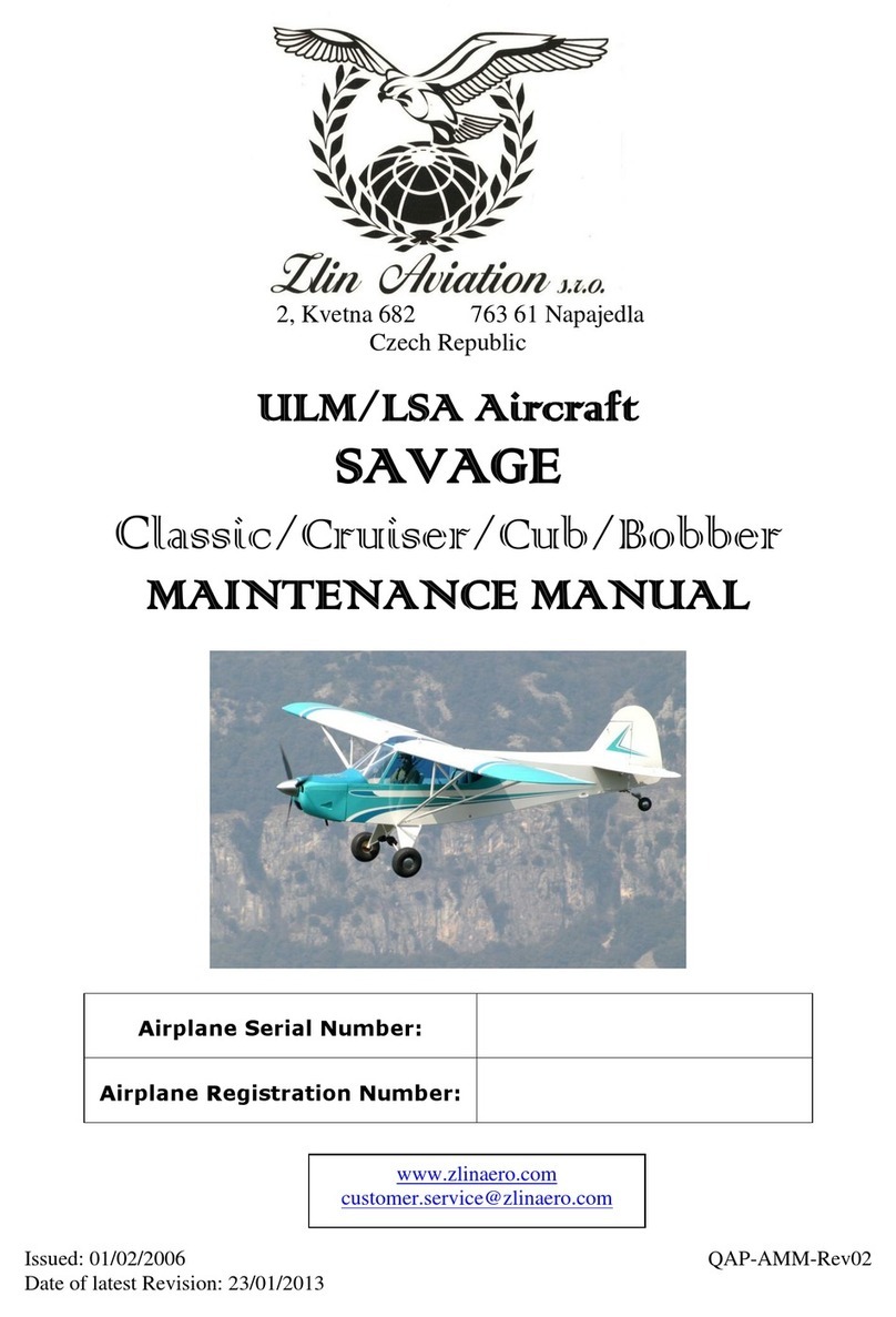 Zlin Aviation Savage Classic Maintenance manual