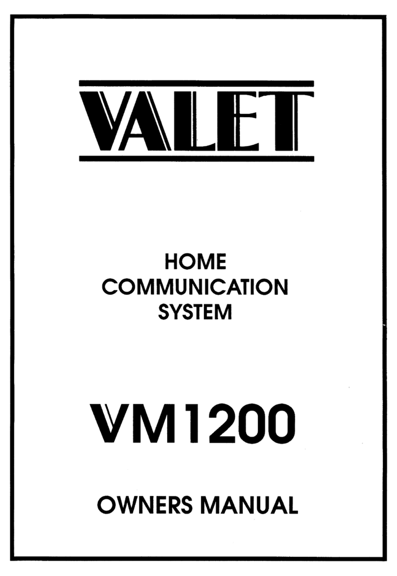 Valet VM1200 owner's manual
