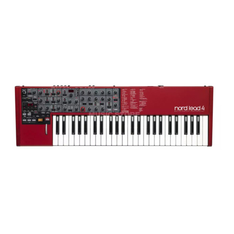 Clavia Nord Lead 4 User manual