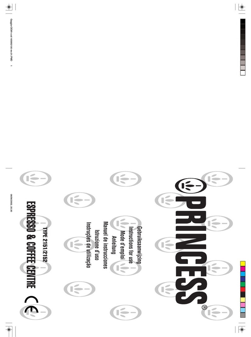 Princess 2152 Instructions for use