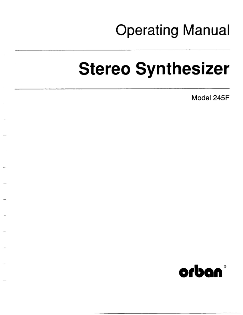 Orban 245F operating manual