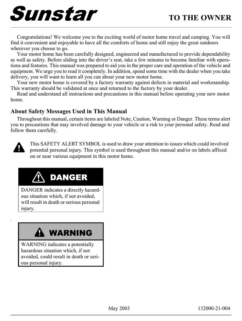 Winnebago 2004 Itasca Sunstar User manual