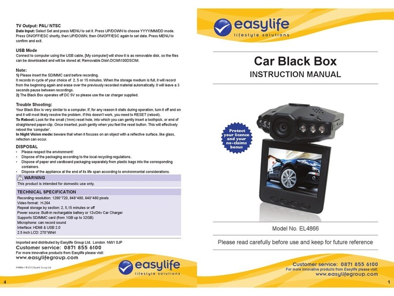 Easylife EL4866 instruction manual