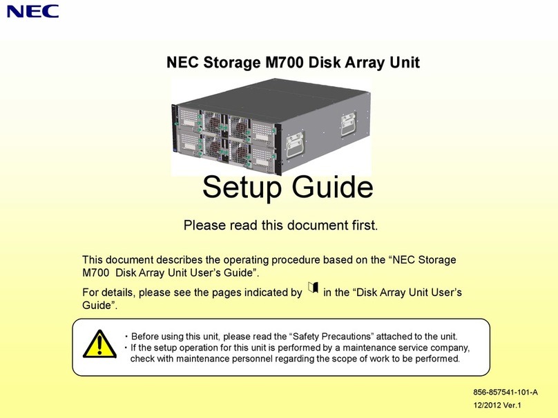 NEC MultiSync M700 Setup guide
