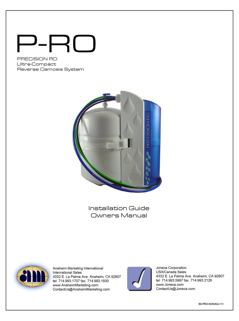 Joneca Precision-RO owner's manual