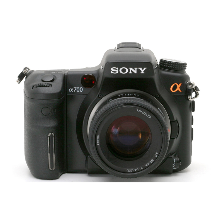 Sony DSLR-A700 User manual Sony DSLR-A700 User manual
