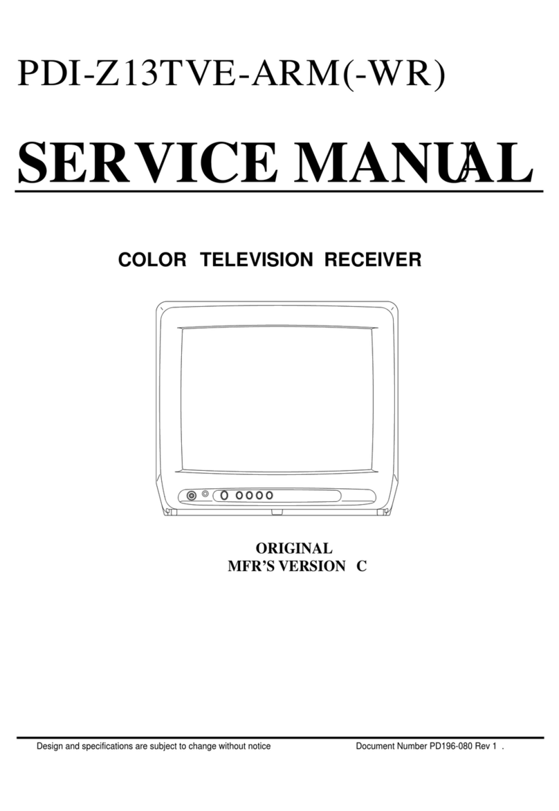 PDi PDI-Z13TVE-ARM(-WR) User manual
