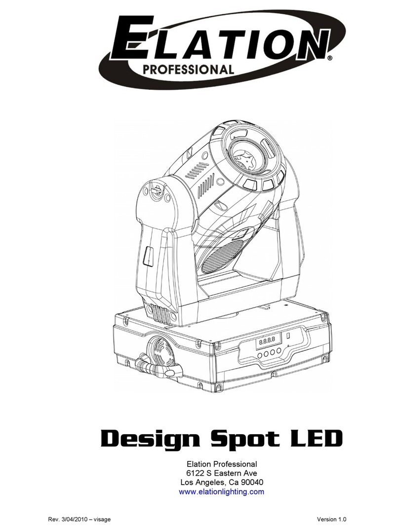 Elation Design Spot LED User manual