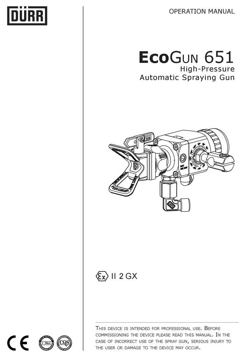 Durr EcoGun 651 User manual