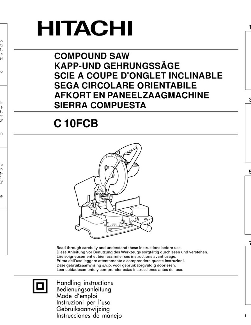 Hitachi C 10FCB User manual