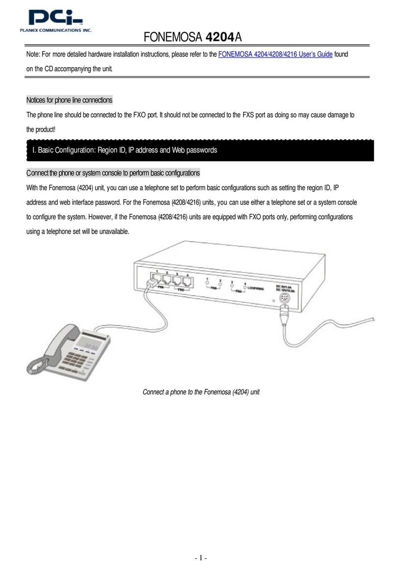 PCI Fonemosa 4204A user guide