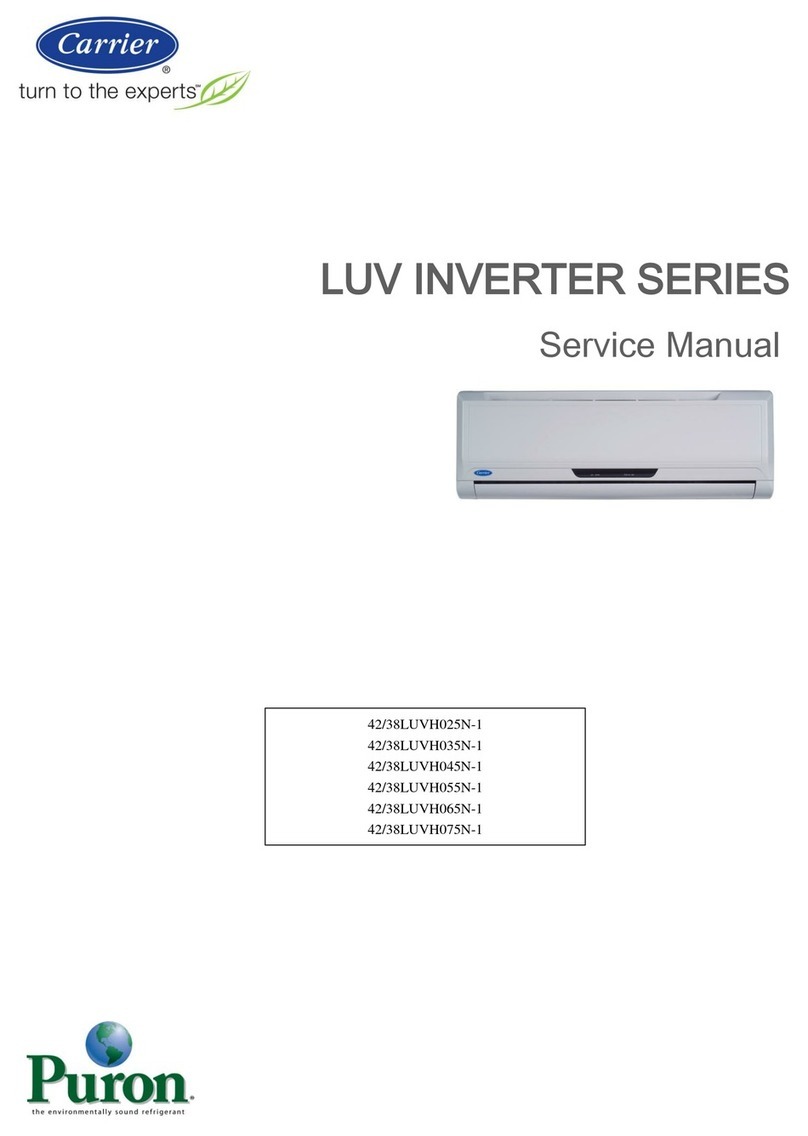 Carrier 38LUVH025N-1 Service manual