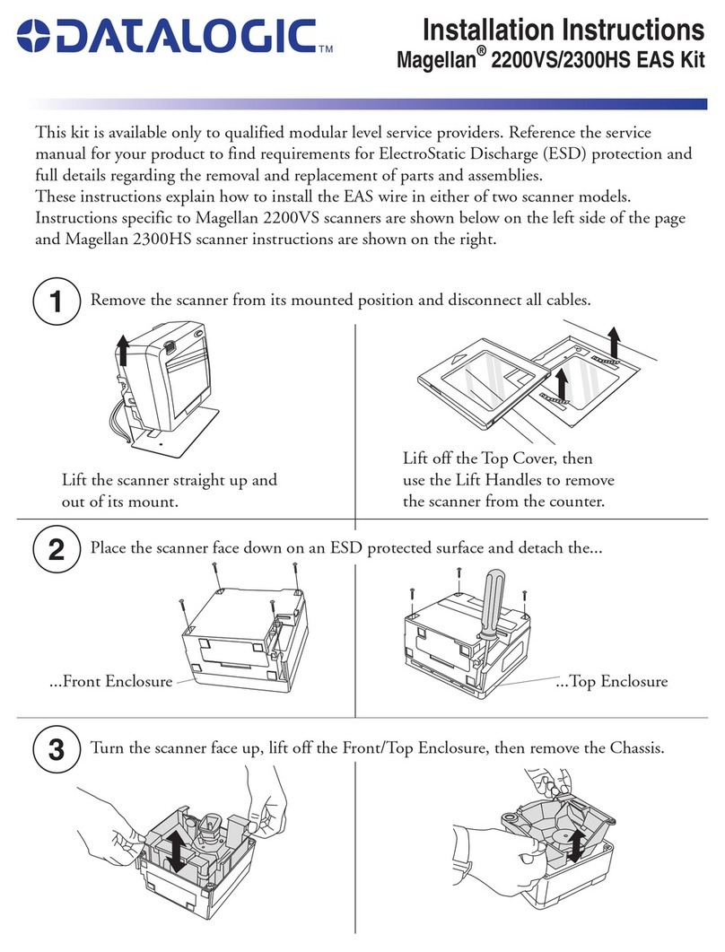 Datalogic Magellan 2200VS installation instructions