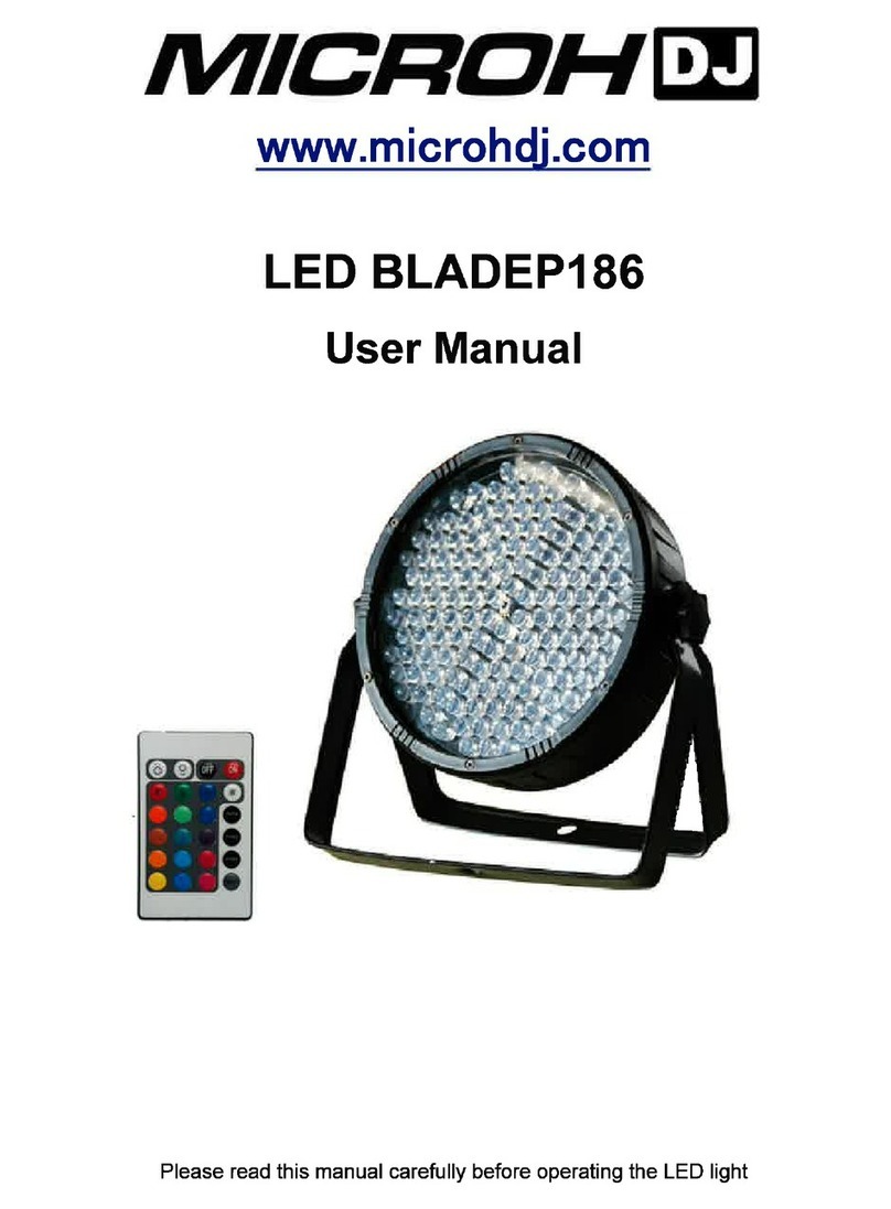 Microh LED Bladep186 User manual