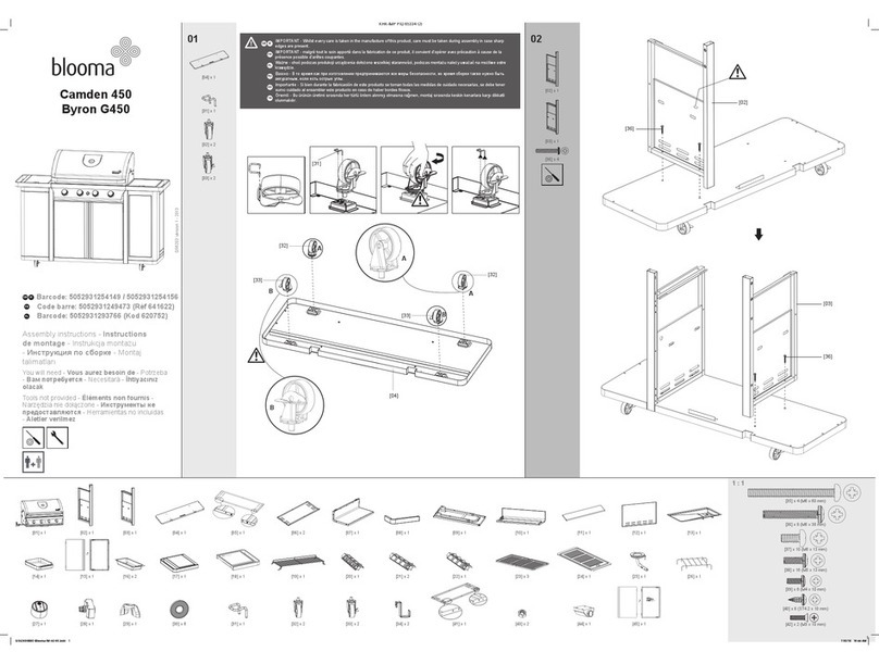 Blooma Camden 450 Assembly instructions