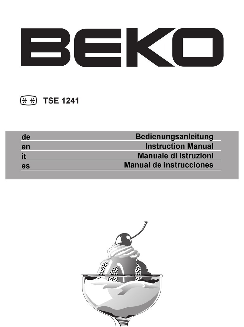 Beko TSE 1241 instruction manual