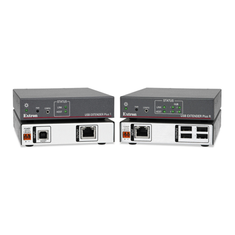 Extron electronics USB Extender Plus T user guide