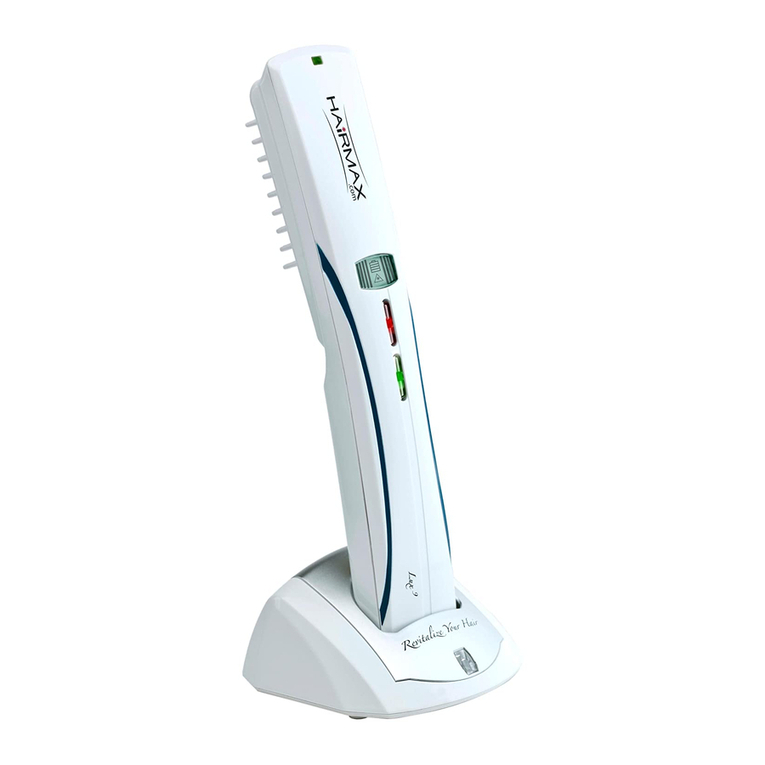 HairMax LaserComb Lux 9 quick start guide