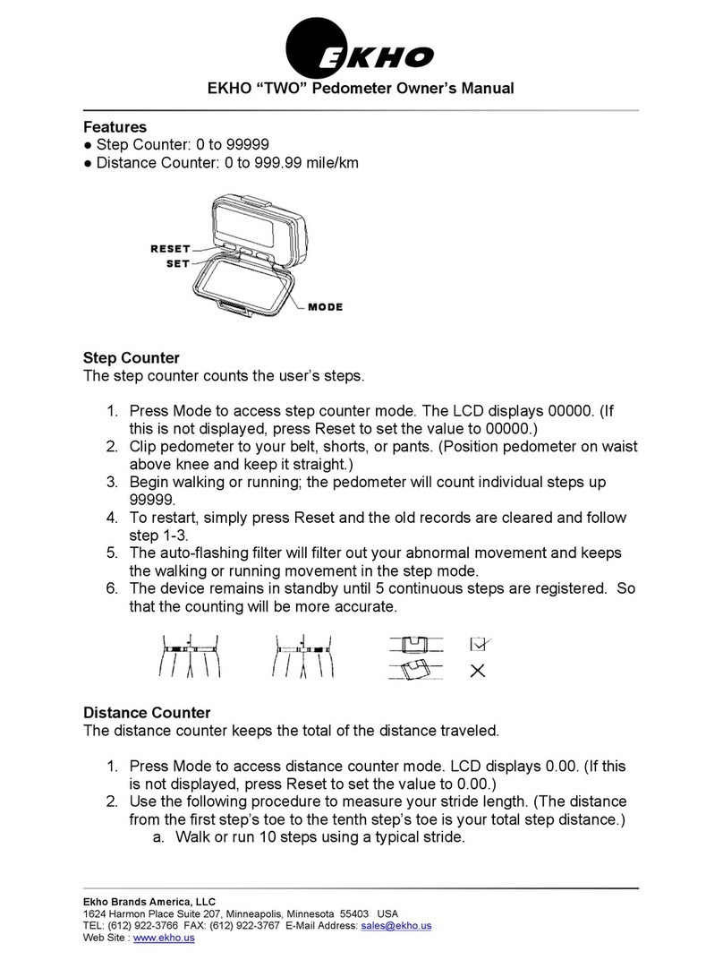 EKHO TWO owner's manual
