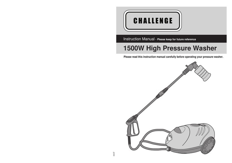 Challenge 1500W High Pressure Washer instruction manual