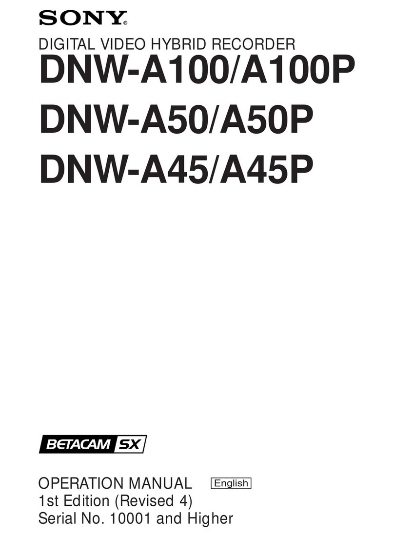 Sony DNW-A100 User manual