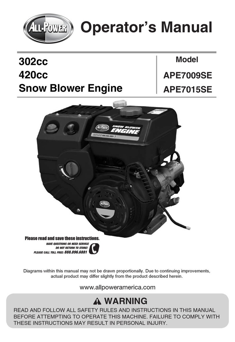 ALLPOWER APE7009SE Operator's manual