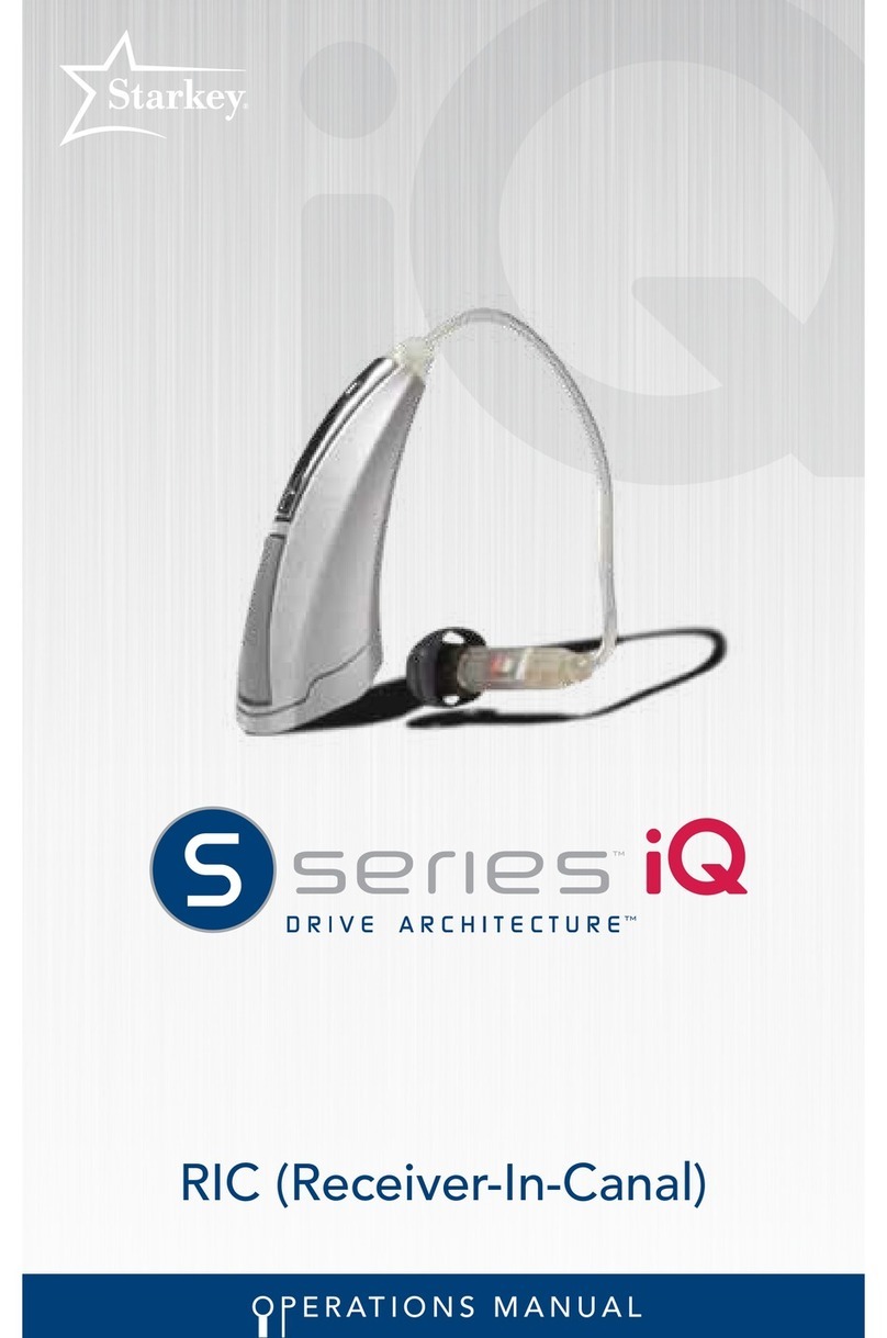 Starkey S Series iQ User manual Starkey S Series iQ User manual
