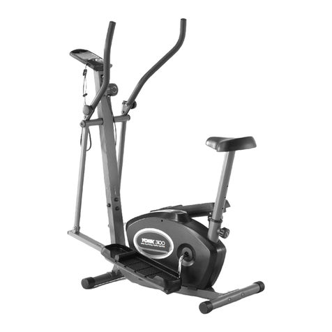 York Fitness 3100 MAG Exercises & instruction manual