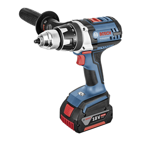 Bosch Gsr professional 18 ve-2 li User manual