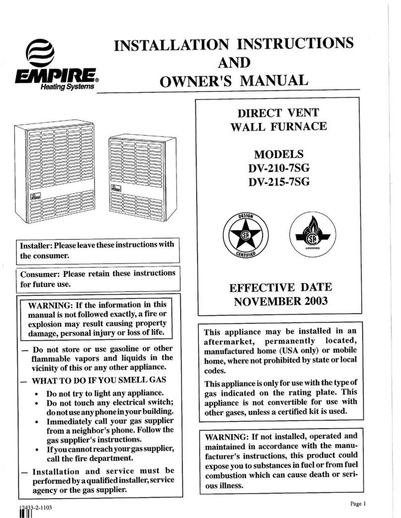 Empire DV-210-7SG Quick start guide