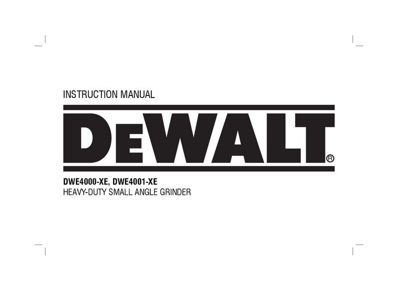 DeWalt DWE4000-XE instruction manual