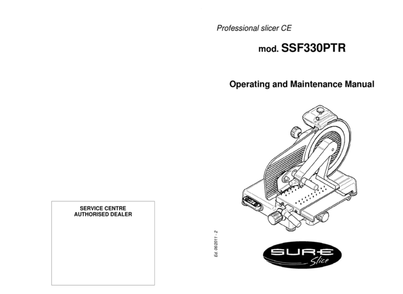 Sur-e slice SSF330PTR Operating instructions