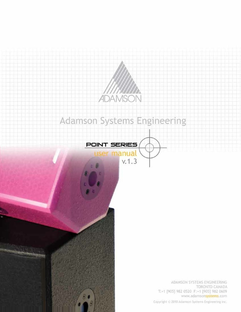 Adamson Point Series user manual