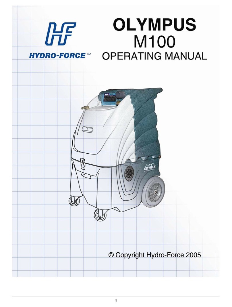 Hydro-Force Olympus M100 operating manual