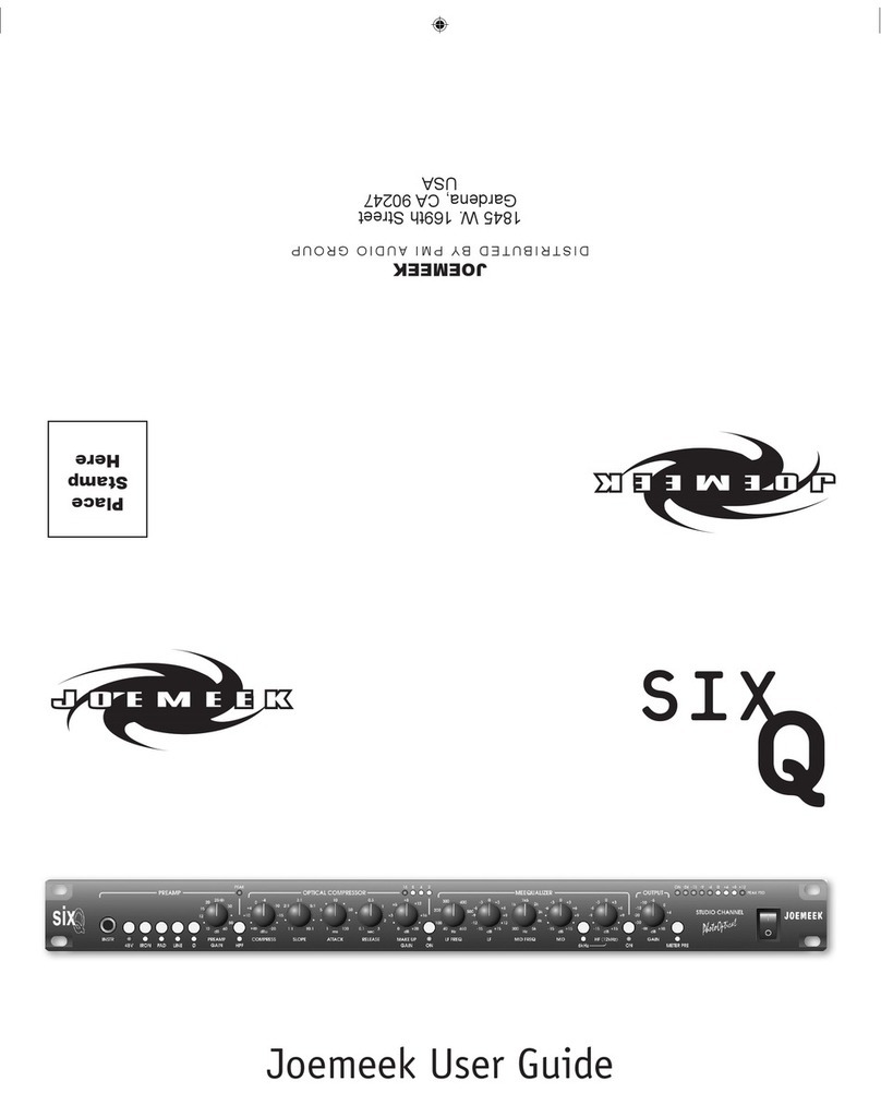 Joemeek SixQ User manual