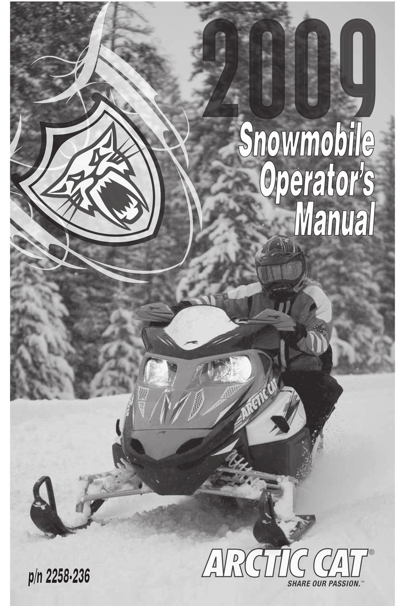 Arctic Cat S2009F5DFCUSG User manual