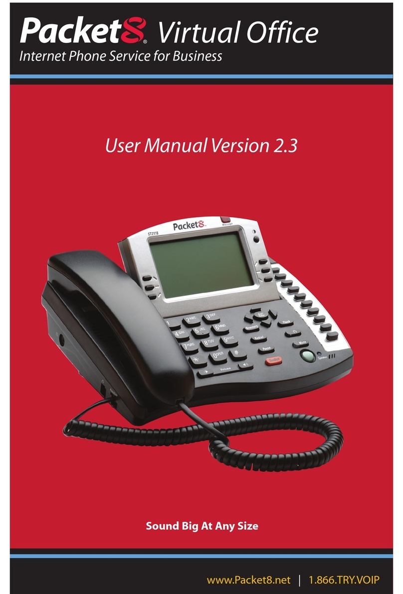 Packet8 Virtual Office user manual