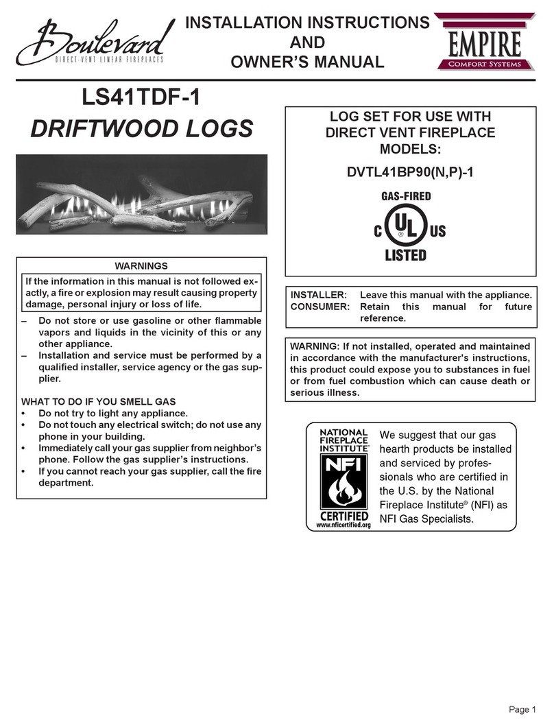 Boulevard LS41TDF-1 Installation instructions and owner's manual