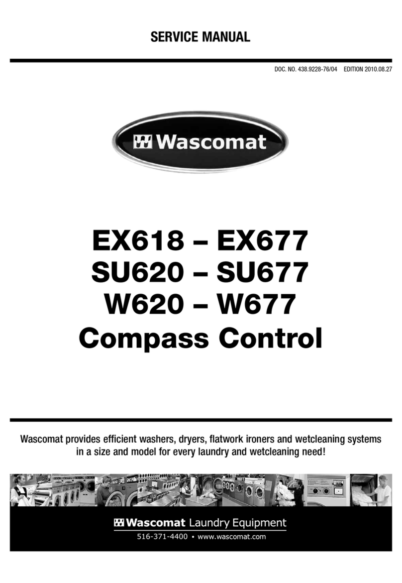 Wascomat EX618 User manual