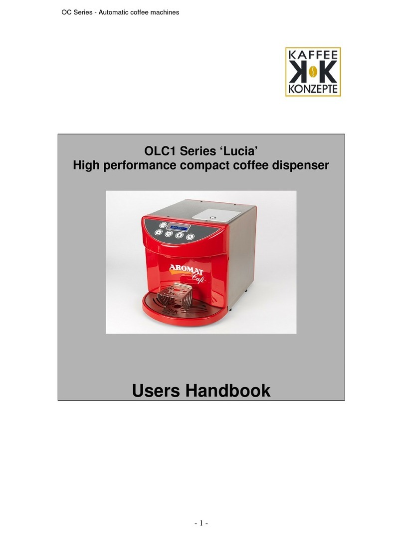 kaffee konzepte OLC1 Series 'Lucia' Users handbooks