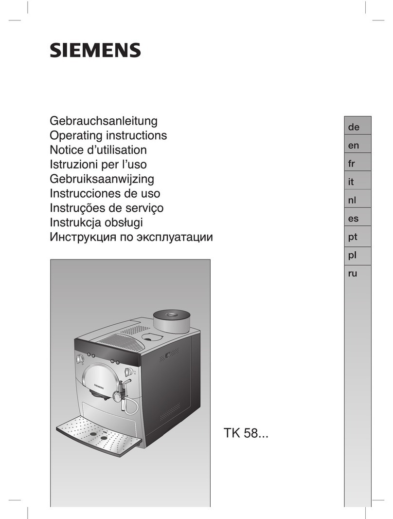 Siemens TK 58 series User manual