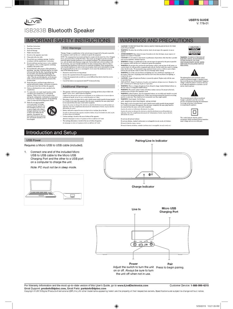 iLive ISB283B user guide