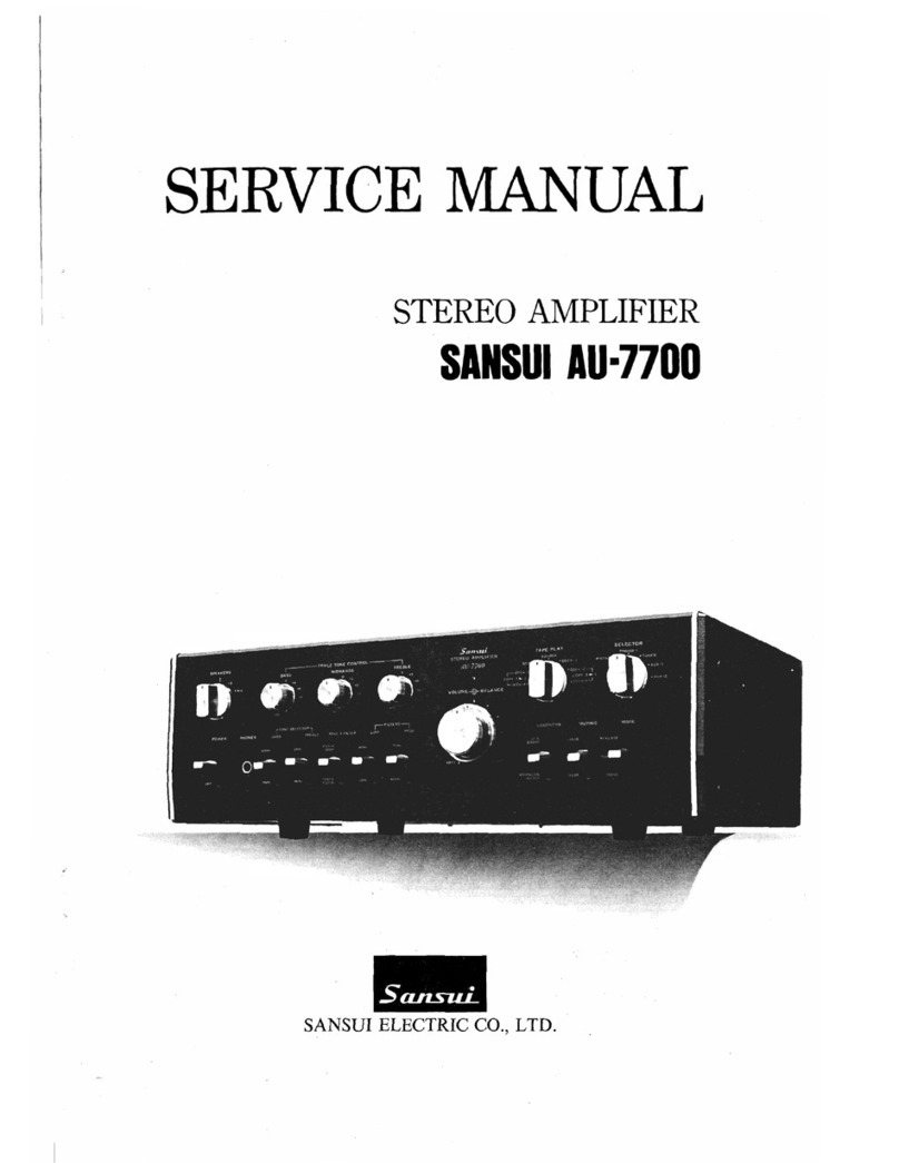 Sansui AU-7700 User manual