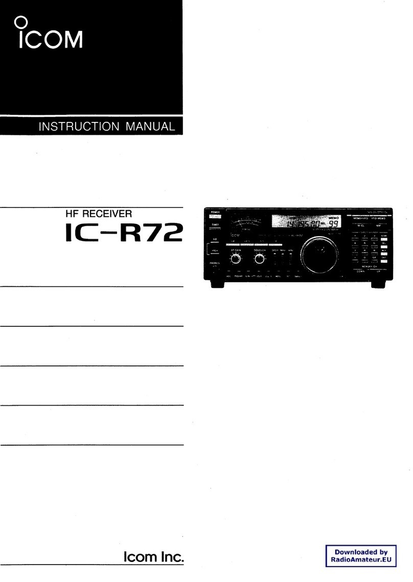 Icom IC-R72 User manual
