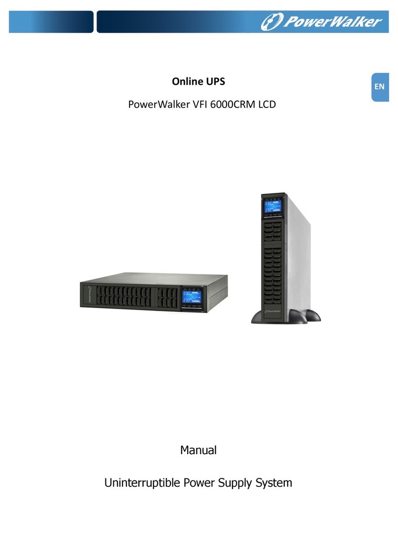 PowerWalker VFI 6000CRM LCD User manual